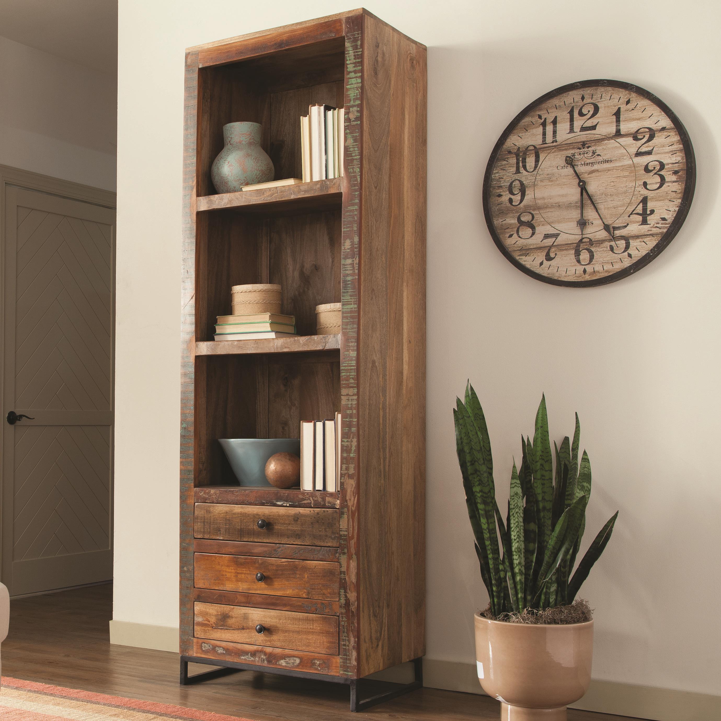 Coaster Accent Tall Open Bookcase Knight Furniture